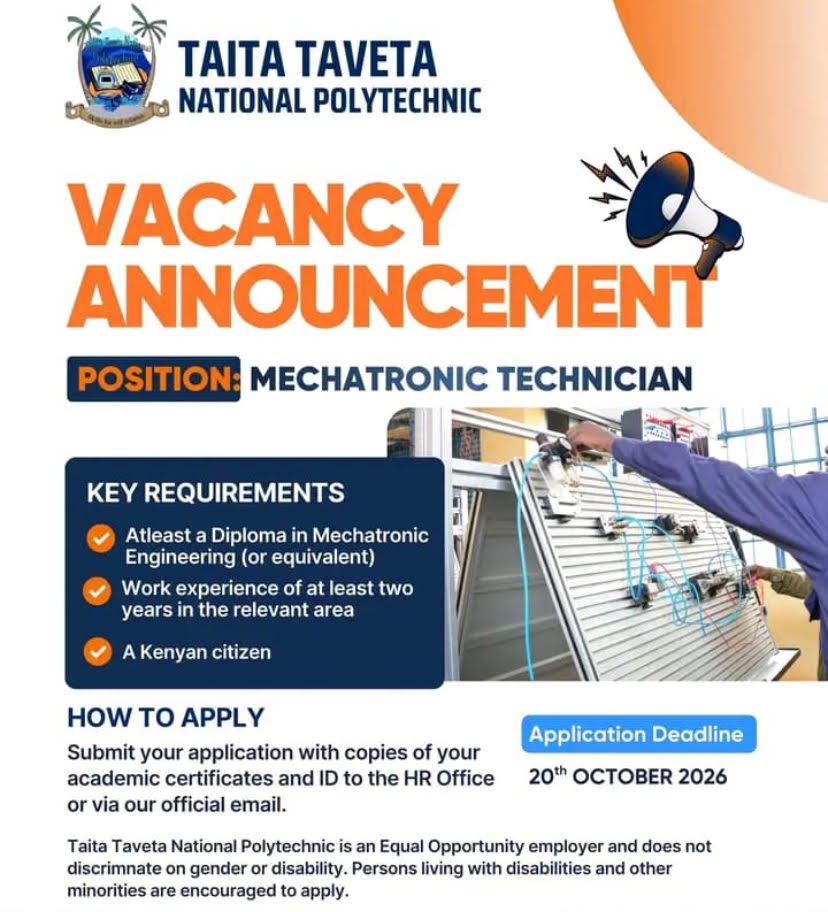 Mechatronic Technician Vacancy